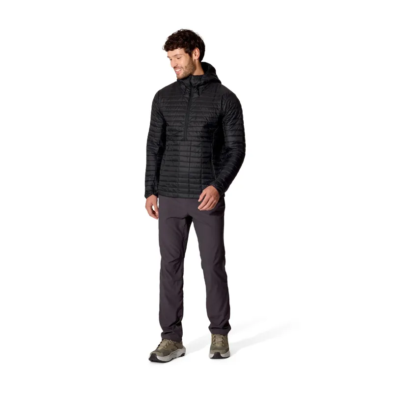 Rab Microlighter Men's Pullover Down Hoody in Black-3
