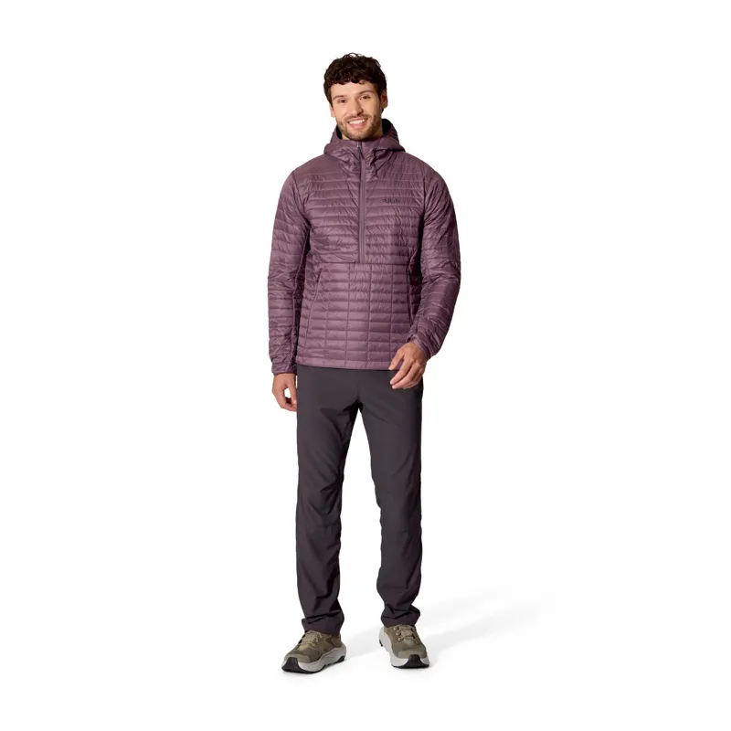 Rab Microlighter Men's Pullover Down Hoody in Dark Iris-3