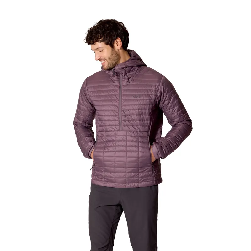 Rab Microlighter Men's Pullover Down Hoody in Dark Iris-2