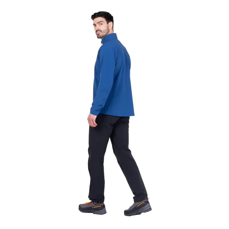 Mountain Equipment Arrow Men's Zip T in Admiral Blue-4