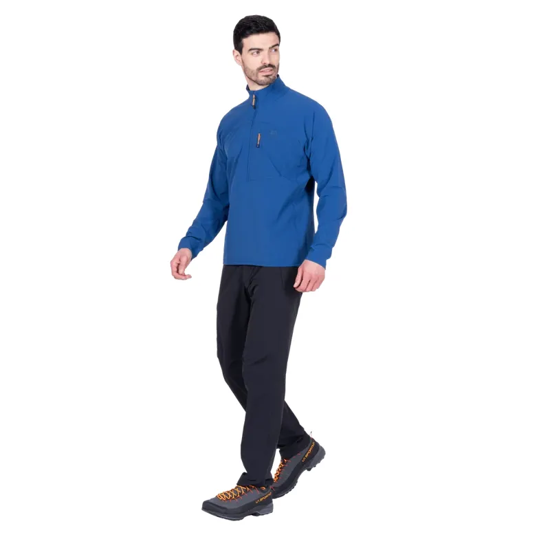 Mountain Equipment Arrow Men's Zip T in Admiral Blue-1