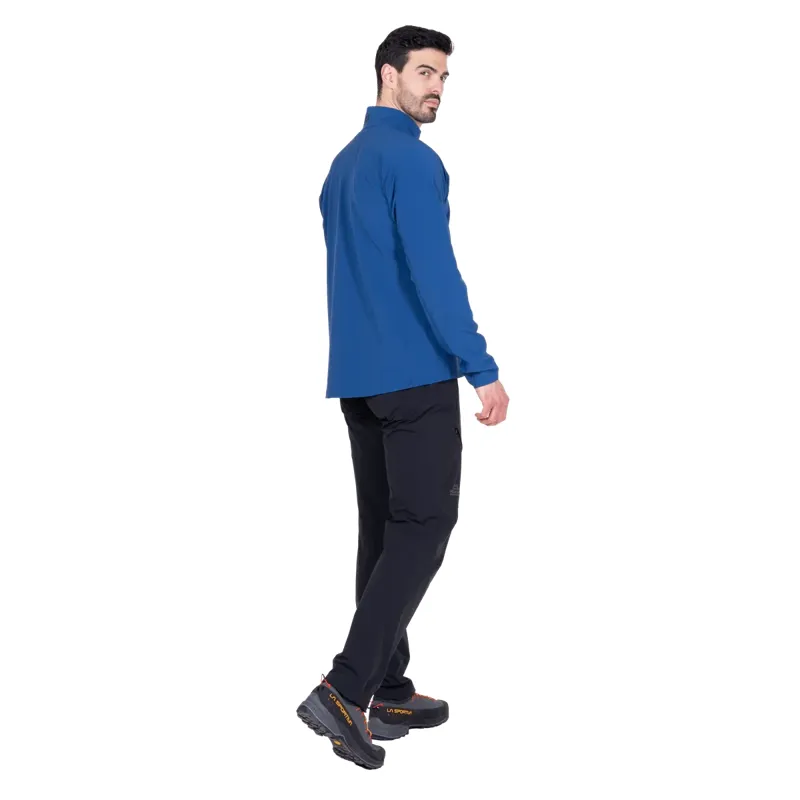 Mountain Equipment Arrow Men's Zip T in Admiral Blue-3