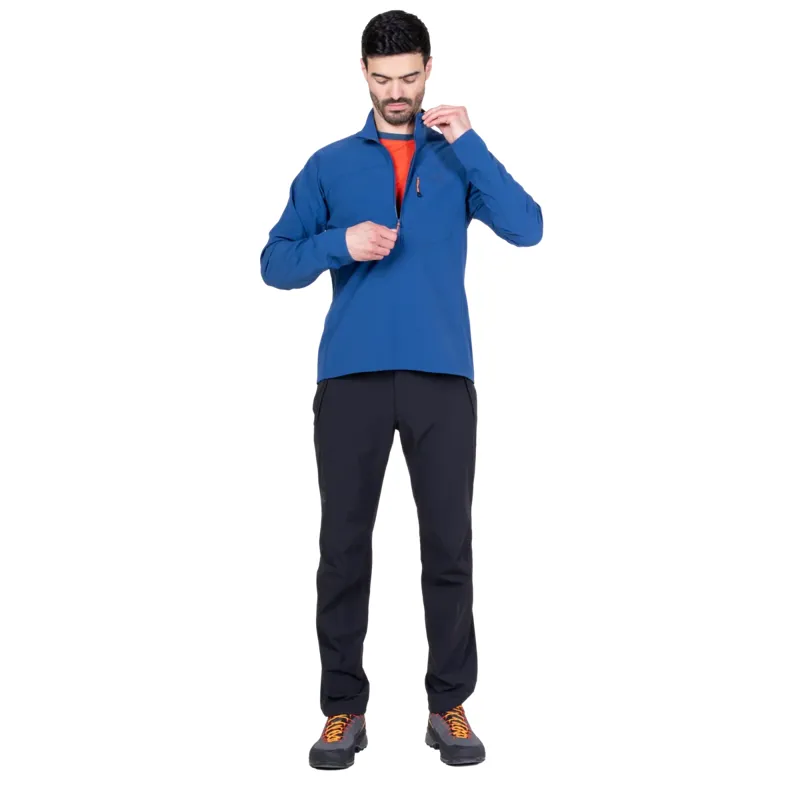 Mountain Equipment Arrow Men's Zip T in Admiral Blue-7