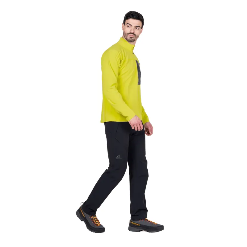 Mountain Equipment Arrow Men's Zip T in Vine-Anvil Grey-5