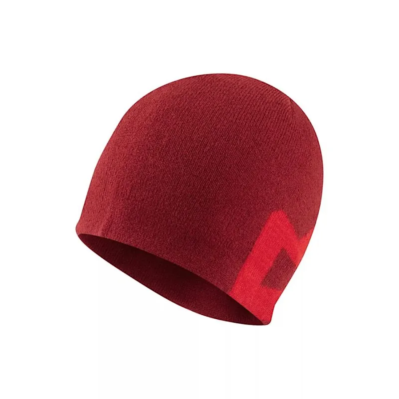 Mountain Equipment Branded Knitted Beanie in Merlot-Chili