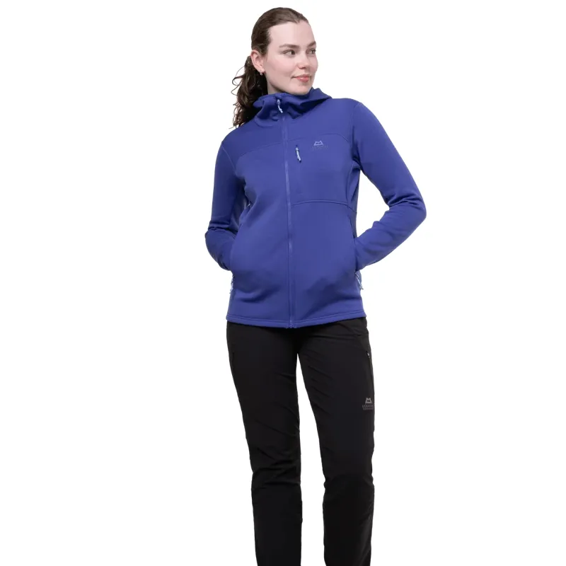 Mountain Equipment Durian Women's Hooded Fleece Jacket in Cosmos-5