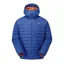 Mountain Equipment Earthrise Hooded Men's Down Jacket in Admiral Blue