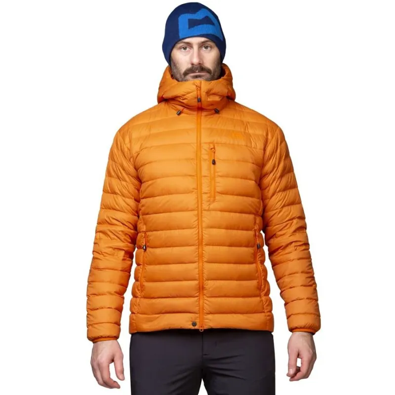Mountain Equipment Earthrise Hooded Men's Down Jacket in Admiral Blue-1