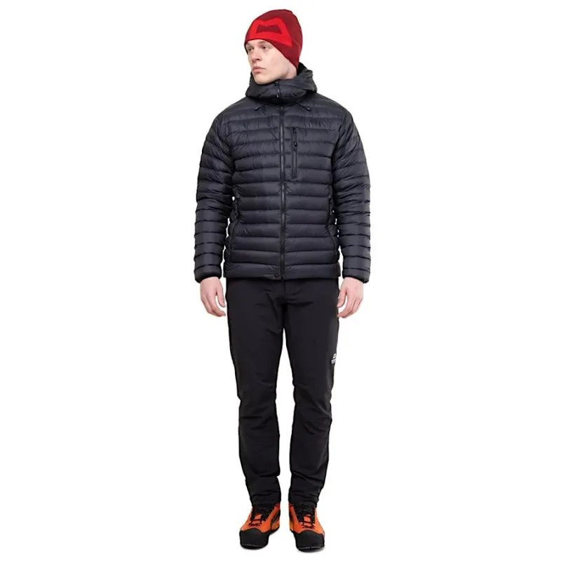 Mountain Equipment Earthrise Hooded Men's Down Jacket in Black-1
