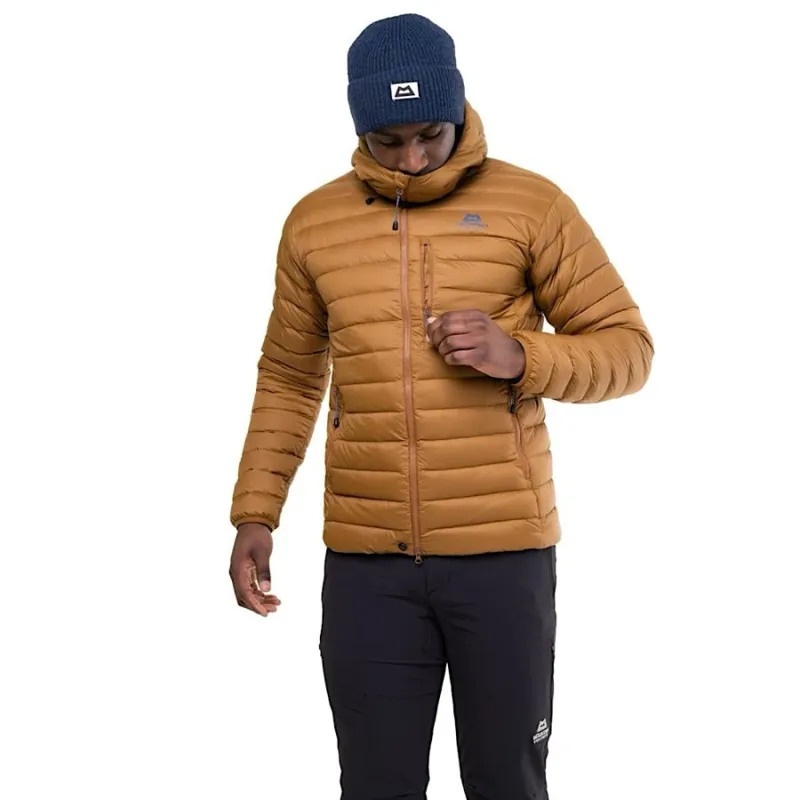 Mountain Equipment Earthrise Hooded Men's Down Jacket in Walnut-3