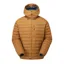 Mountain Equipment Earthrise Hooded Men's Down Jacket in Walnut
