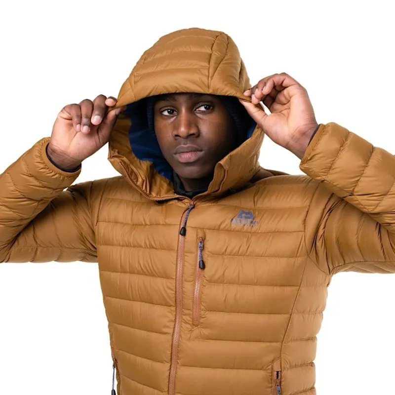 Mountain Equipment Earthrise Hooded Men's Down Jacket in Walnut-6