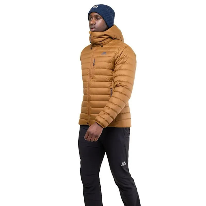 Mountain Equipment Earthrise Hooded Men's Down Jacket in Walnut-2