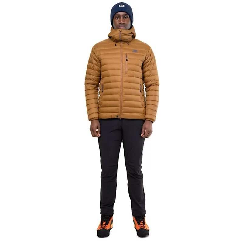 Mountain Equipment Earthrise Hooded Men's Down Jacket in Walnut-1