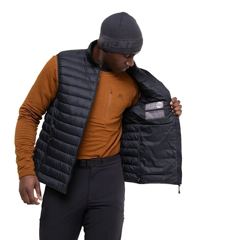 Mountain Equipment Earthrise Men's Down Vest in Black-7