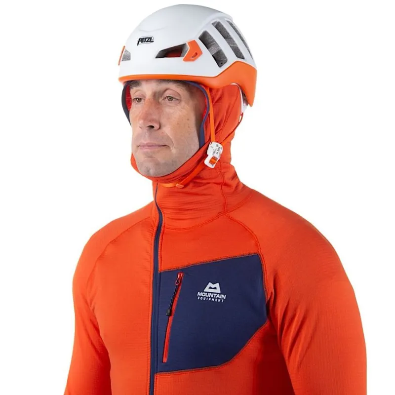 Mountain Equipment Eclipse Hooded Zip T Fleece Men's in Magma-3