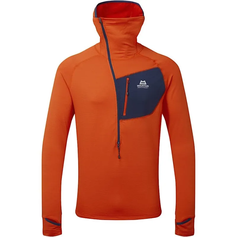 Mountain Equipment Eclipse Hooded Zip T Fleece Men's in Magma