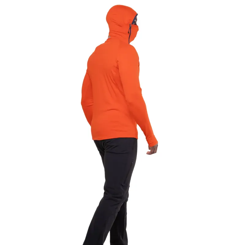 Mountain Equipment Eclipse Hooded Zip T Fleece Men's in Medieval Blue-2