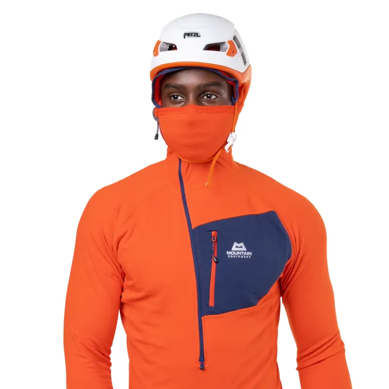 Mountain Equipment Eclipse Hooded Zip T Fleece Men's in Medieval Blue-5