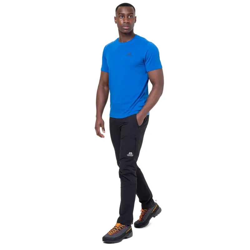 Mountain Equipment Groundup Men's Tee in Atlantic Blue-1