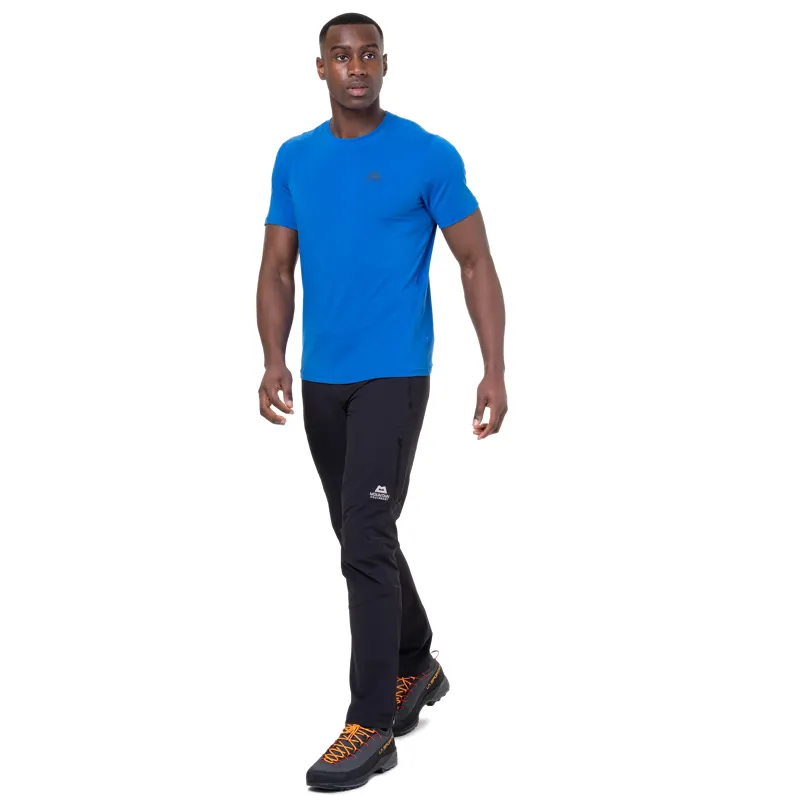 Mountain Equipment Groundup Men's Tee in Atlantic Blue-6