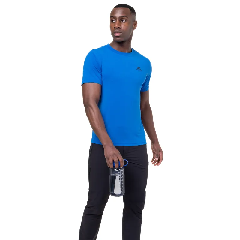 Mountain Equipment Groundup Men's Tee in Atlantic Blue-4