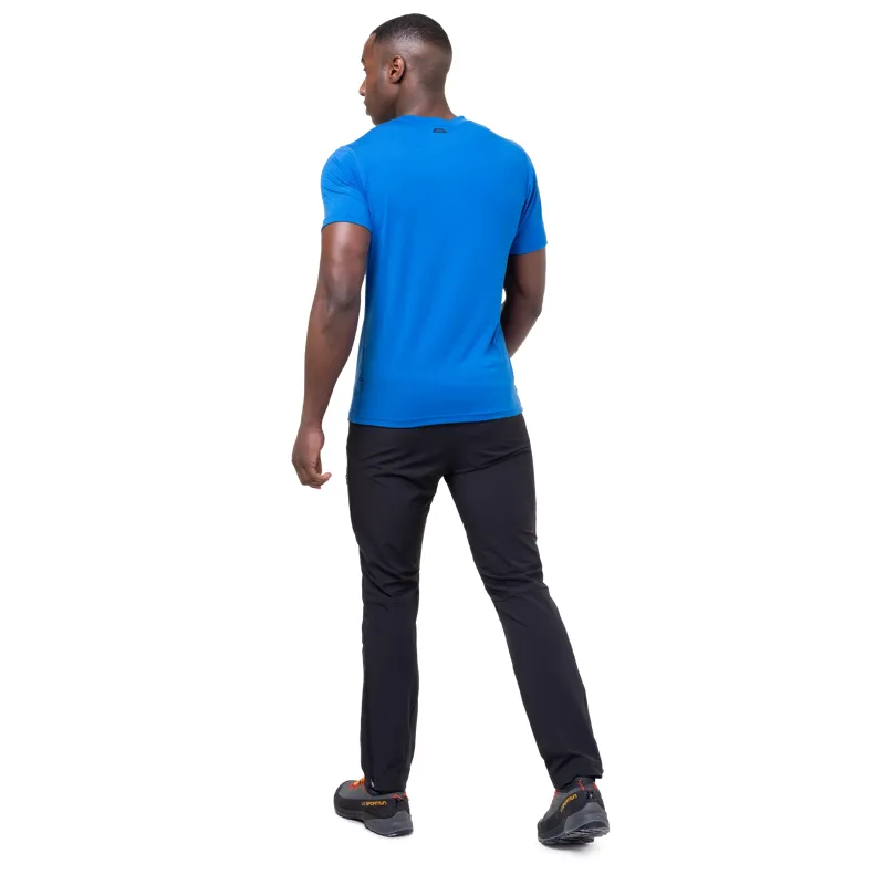 Mountain Equipment Groundup Men's Tee in Atlantic Blue-5