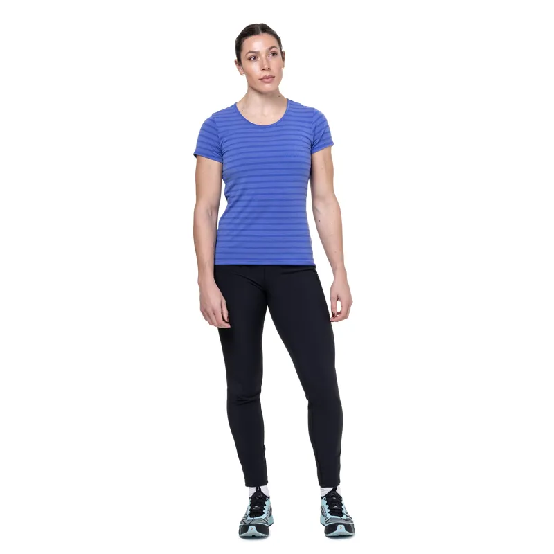 Mountain Equipment Groundup Stripe Women's Tee in Vivid Stripe-5
