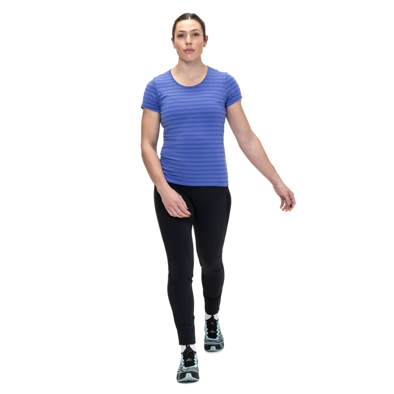 Mountain Equipment Groundup Stripe Women's Tee in Vivid Stripe-6