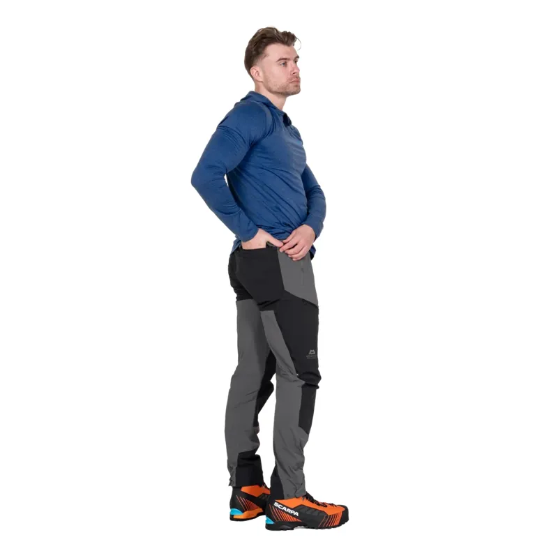 Mountain Equipment Ibex Alpine Men's Pant in Anvil Grey/Black-4