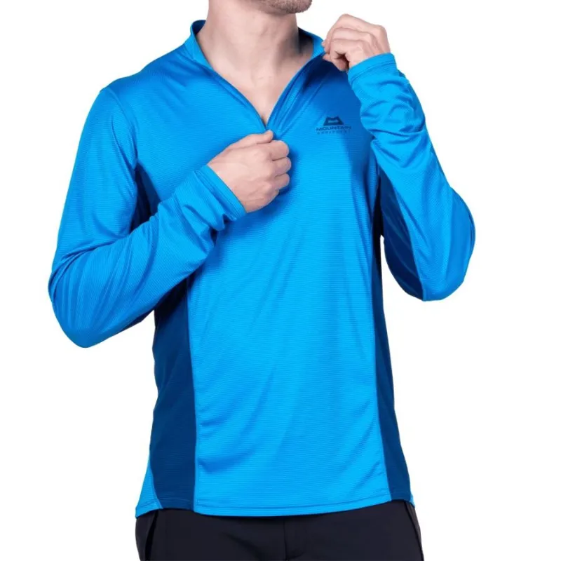 Mountain Equipment Ignis LS Zip-T Men's in Cosmos-4