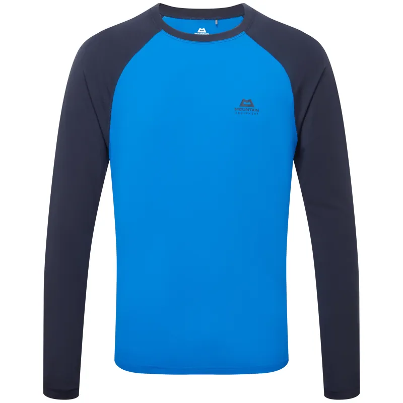 Mountain Equipment Redline LS Men's Tee in Atlantic/Cosmos