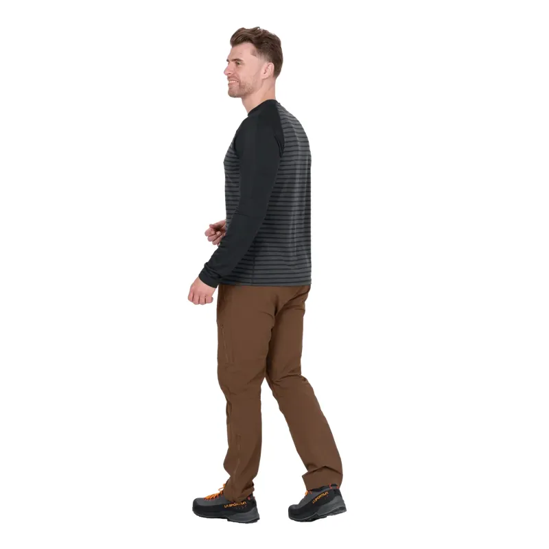 Mountain Equipment Redline LS Men's Tee in Cosmos Stripe/Cosmos-3