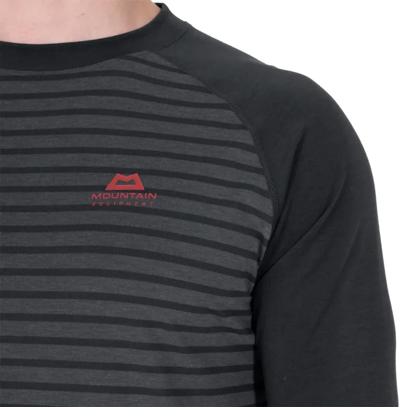 Mountain Equipment Redline LS Men's Tee in Cosmos Stripe/Cosmos-7