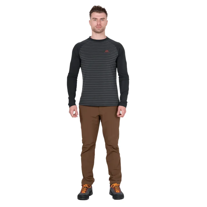 Mountain Equipment Redline LS Men's Tee in Cosmos Stripe/Cosmos-1