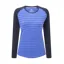 Mountain Equipment Redline LS Women's Tee in Cosmos Stripe/Cosmos