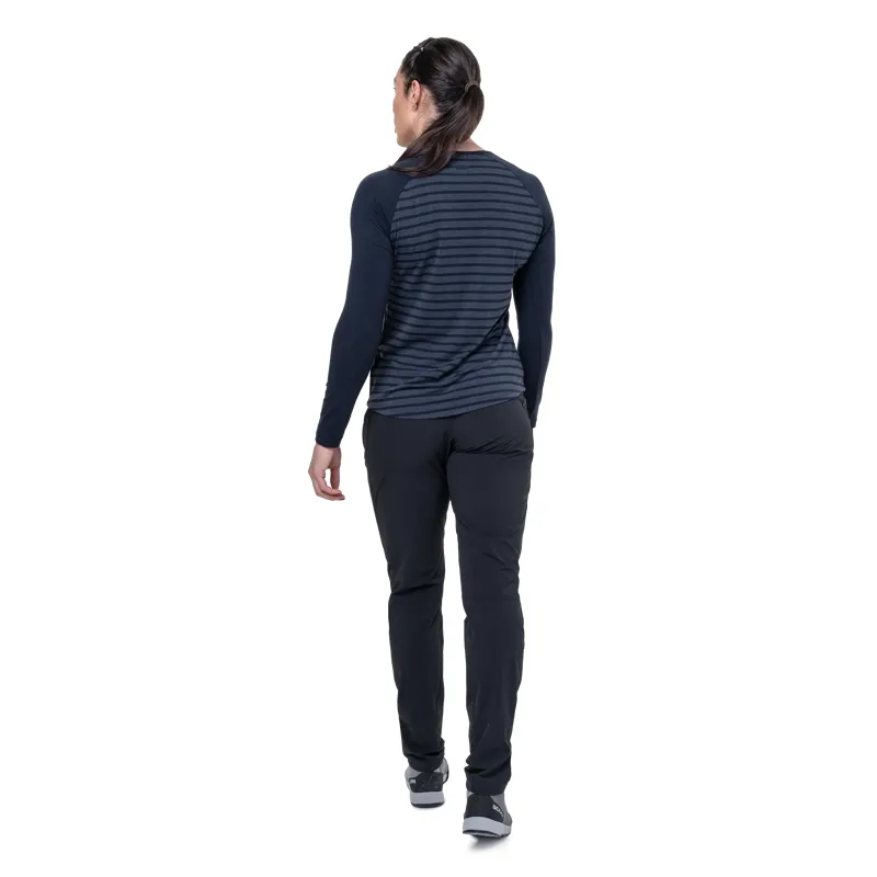 Mountain Equipment Redline LS Women's Tee in Vivid Stripe/Cosmos-4