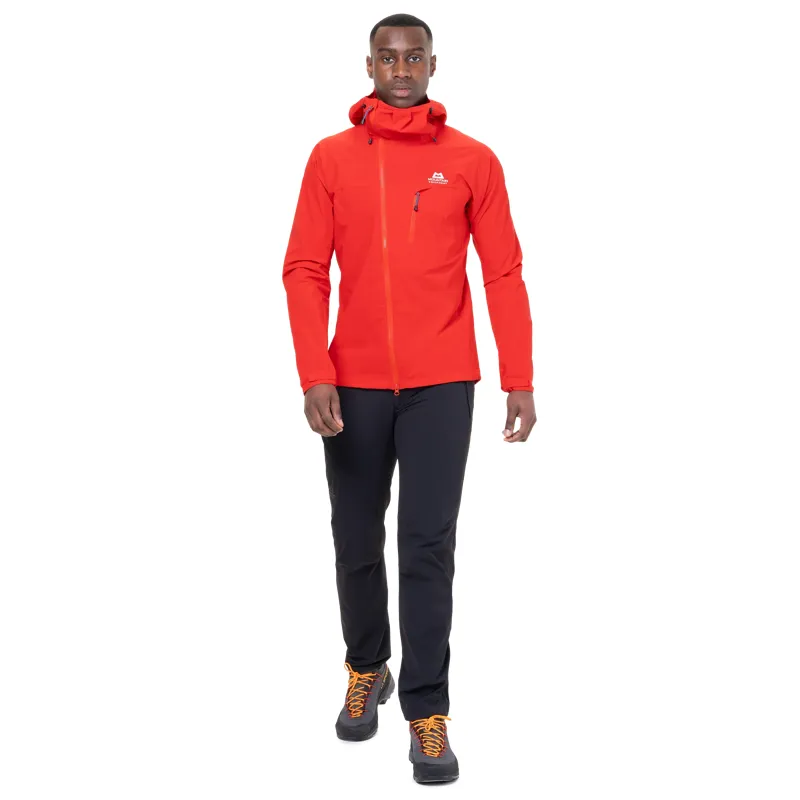 Mountain Equipment Squall Hooded Men's Jacket in Chili Red-1