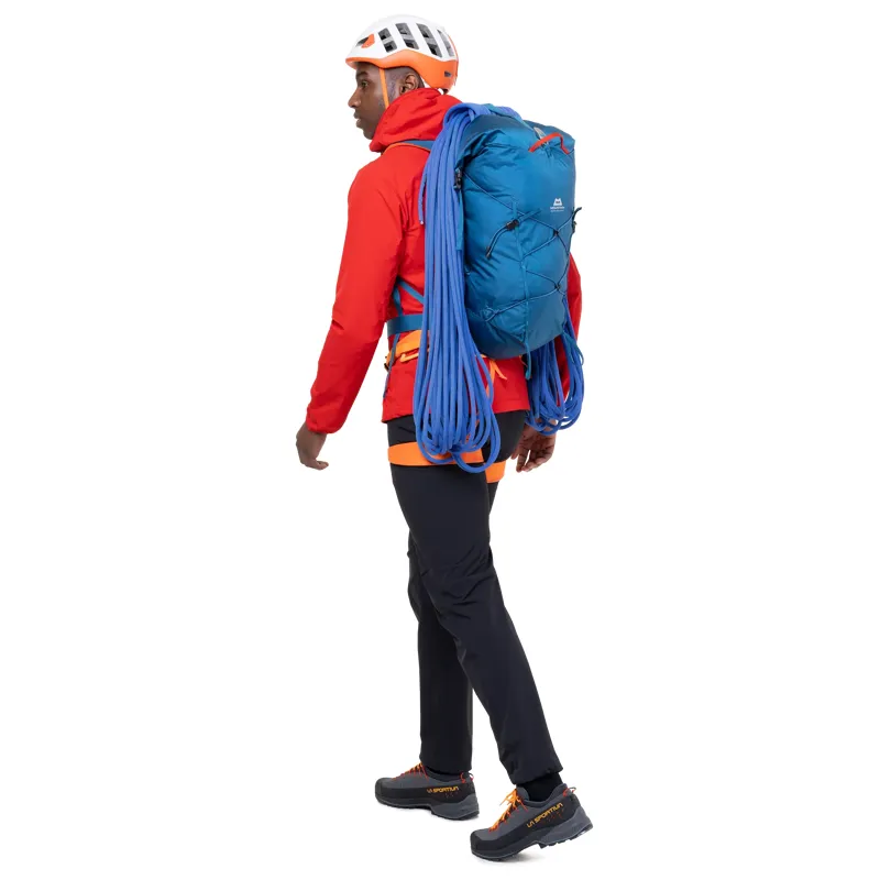 Mountain Equipment Squall Hooded Men's Jacket in Chili Red-9