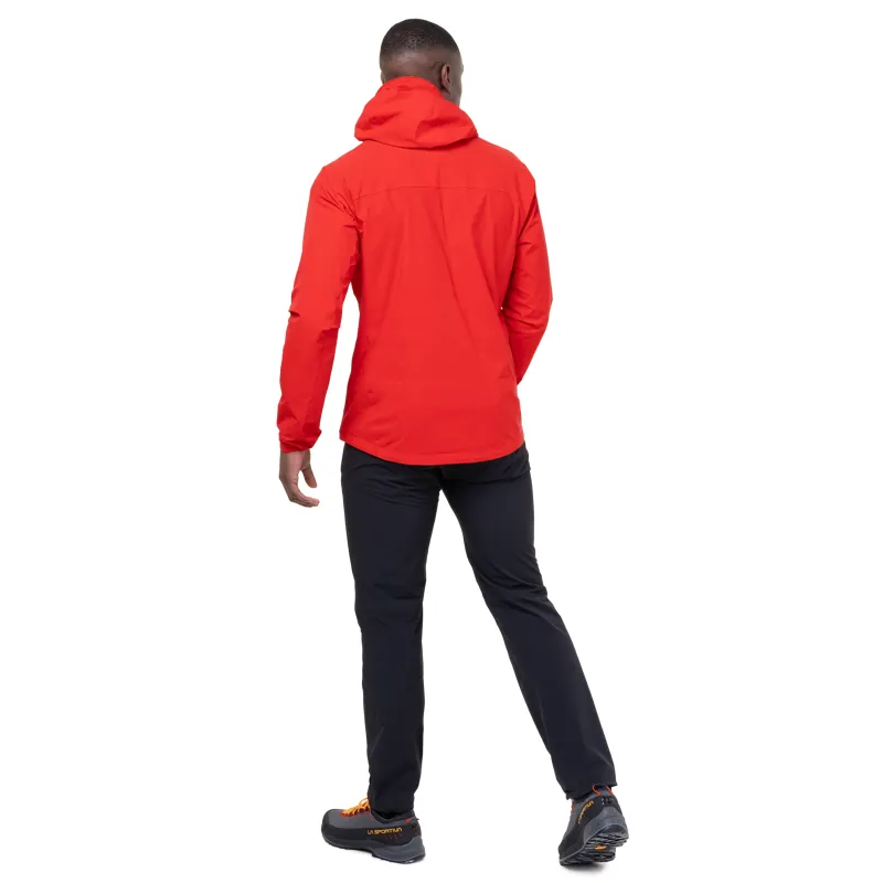 Mountain Equipment Squall Hooded Men's Jacket in Chili Red-11