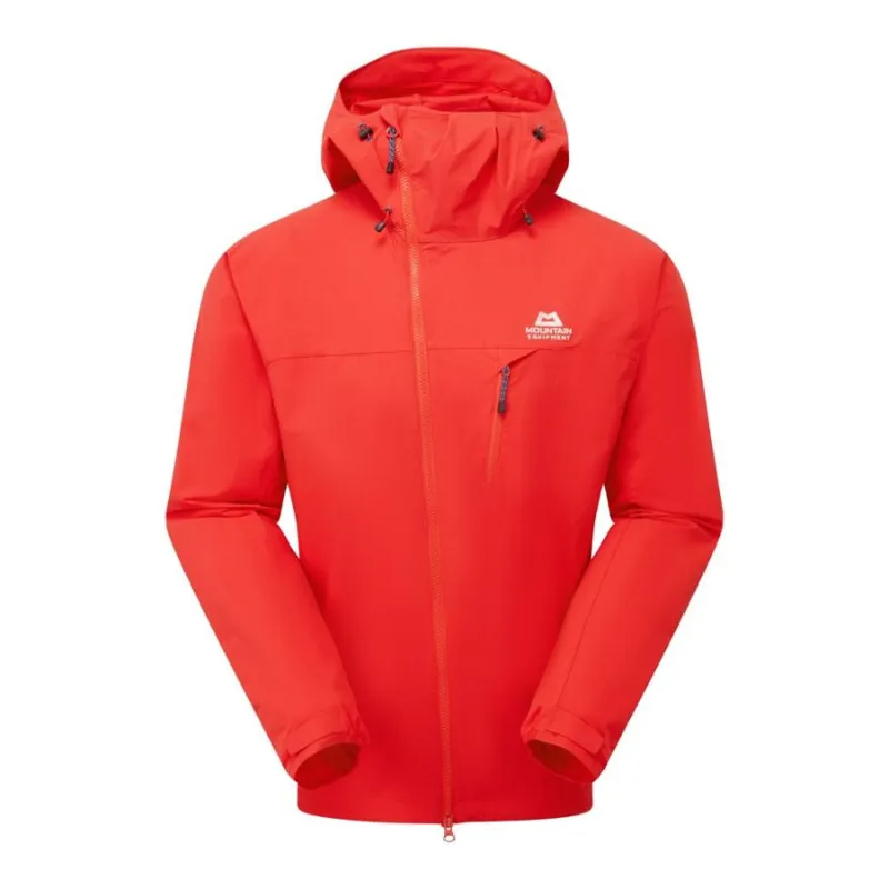 Mountain Equipment Squall Hooded Men's Jacket in Chili Red