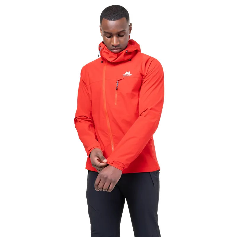 Mountain Equipment Squall Hooded Men's Jacket in Chili Red-8