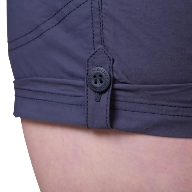 Mountain Equipment Women's Approach Short in Blue Nights-7