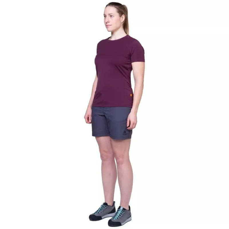Mountain Equipment Women's Approach Short in Blue Nights-1