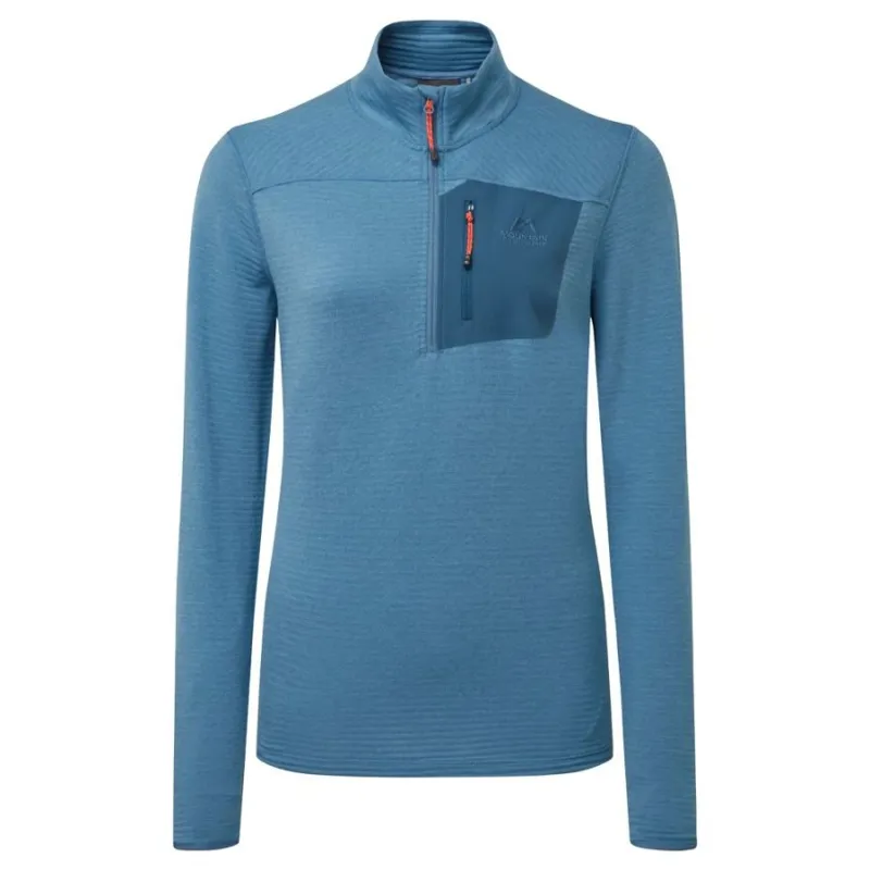 Mountain Equipment Women's Lumiko Zip T Fleece in Stellar/Majolica