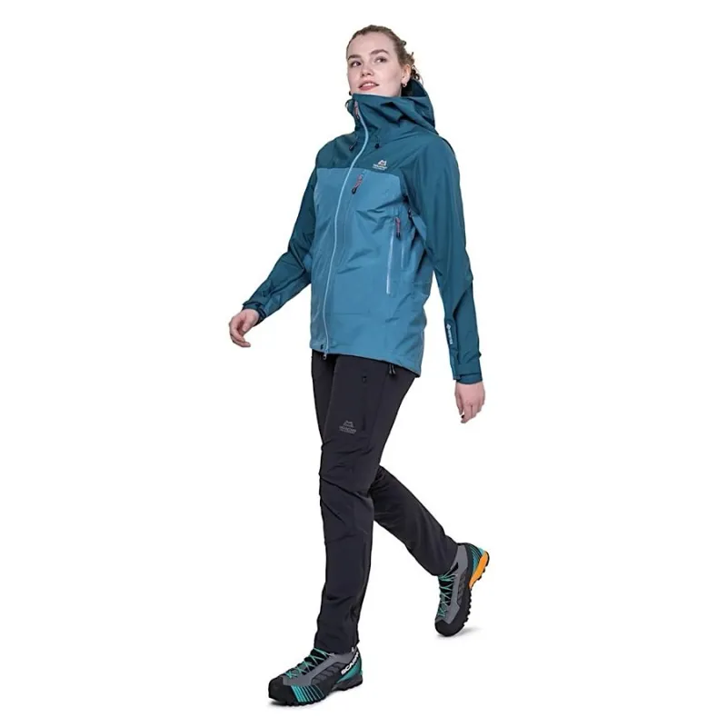 Mountain Equipment Women's Makalu GORE-TEX Jacket in Majolica/Capsicum-3