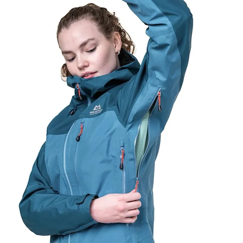Mountain Equipment Women's Makalu GORE-TEX Jacket in Majolica/Capsicum-9