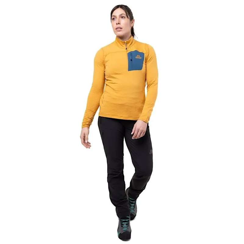 Mountain Equipment Women's Lumiko Zip T Fleece Butterscotch/Majolica-2