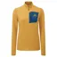 Mountain Equipment Womens Lumiko Zip T Fleece in Butterscotch/Majolica