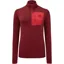 Mountain Equipment Womens Lumiko Zip T Fleece in Rhubarb/Capsicum
